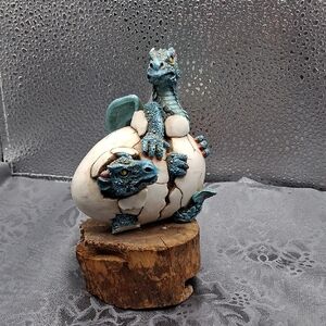 Summit Collection Two Headed Dragon Hatchling Figurine